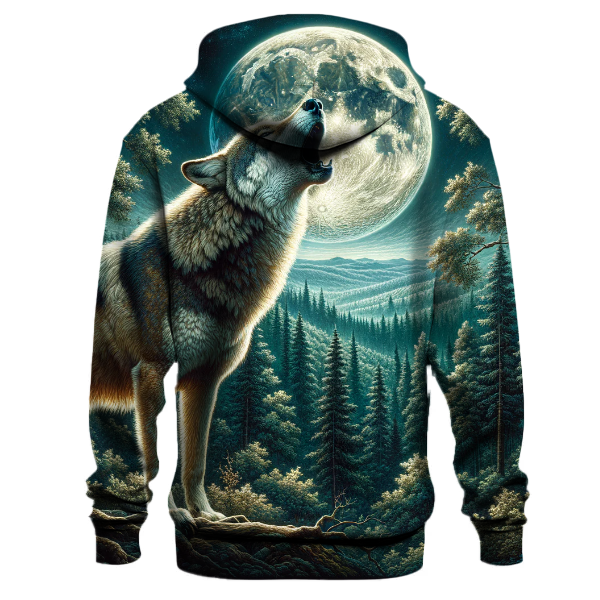 Majestic Wolf Spirit Hoodie