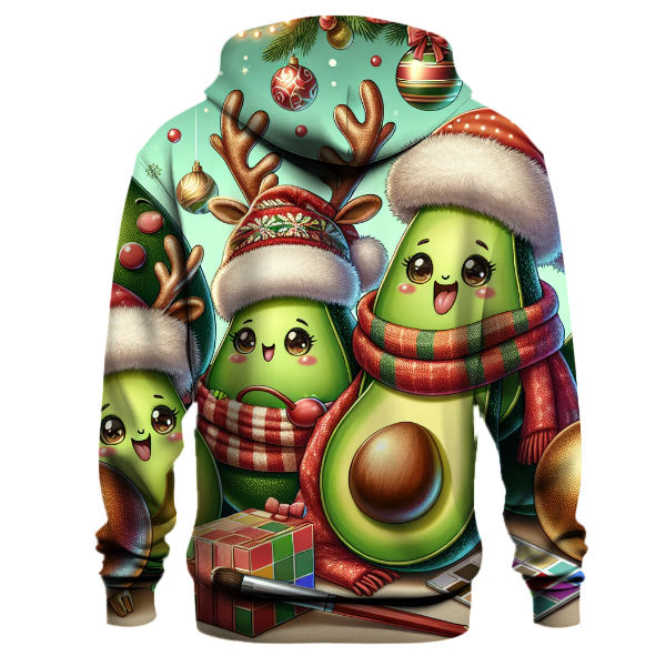 Merry Christmas Avocados Hoodie