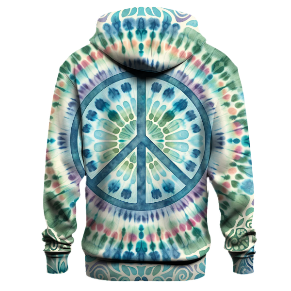 Peaceful Tie-Dye Groove Hoodie