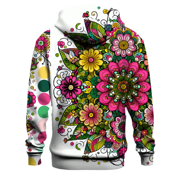 Neon Floral Fantasy Hoodie