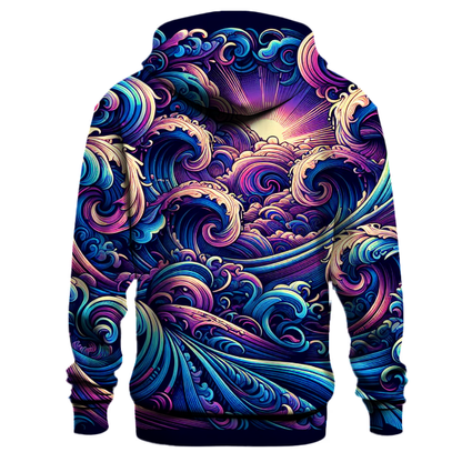 Classic 80s Retro Waves Hoodie