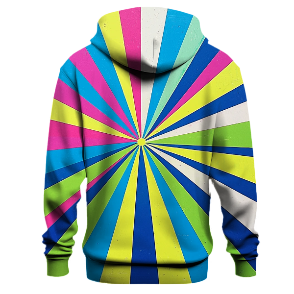 Disco Rainbow Burst Hoodie