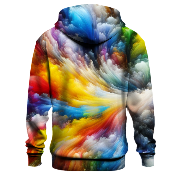 Rainbow Bliss Tie-dye Design Hoodie