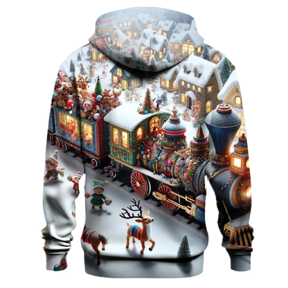 Santa's Toy Train Parade Hoodie