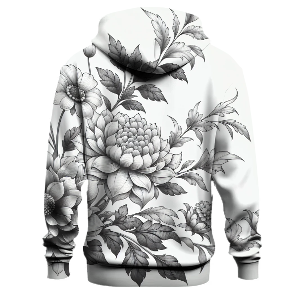 Floral Elegance Revival Hoodie