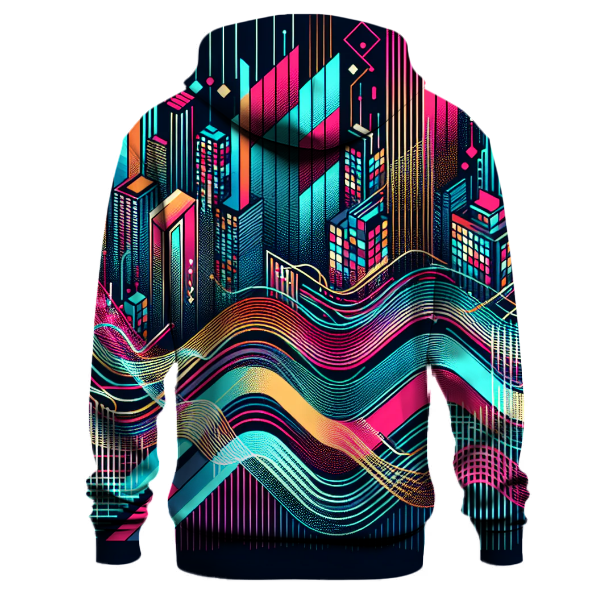 Neon Pulse Frenzy Hoodie