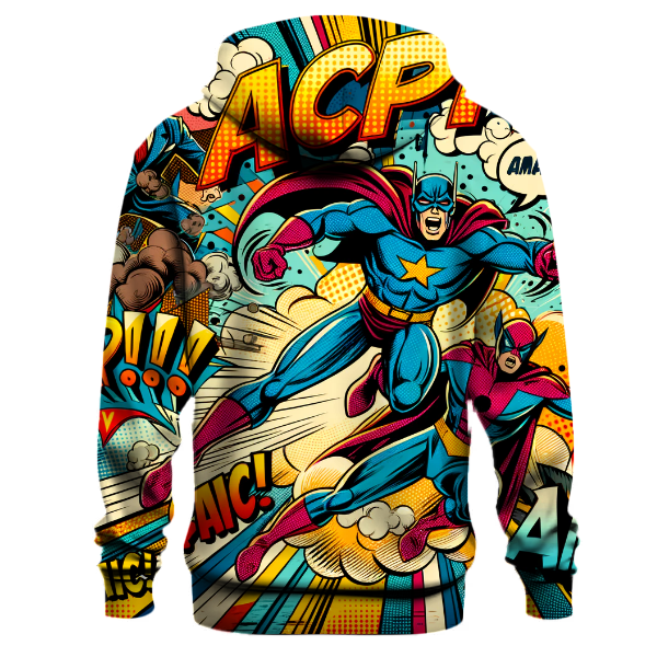 Retro Comic Explosion Hoodie