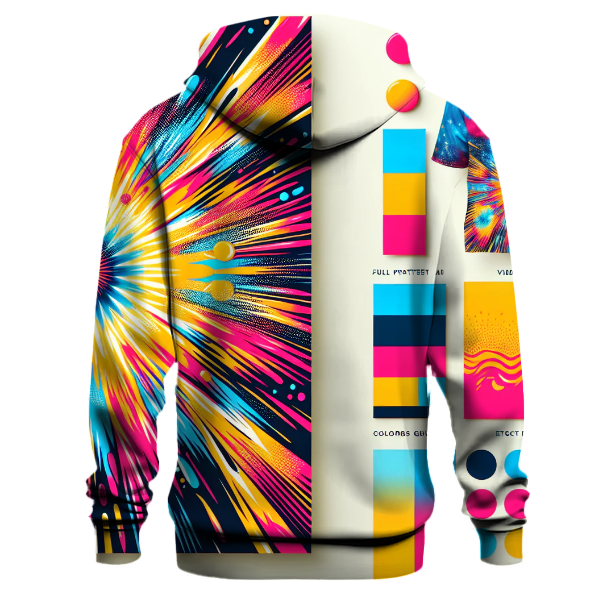 Radiant Burst Tie-Dye Hoodie