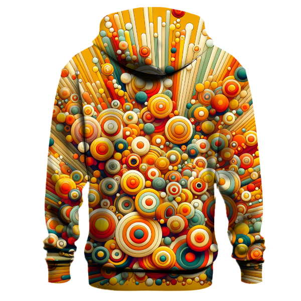 Sunny Retro Circle Hoodie