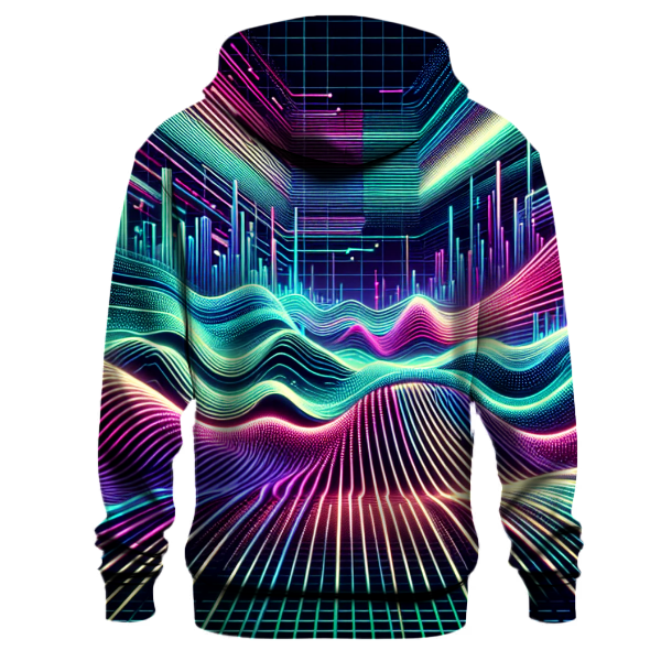 Laser Wave Design Hoodie Hoodie Trends