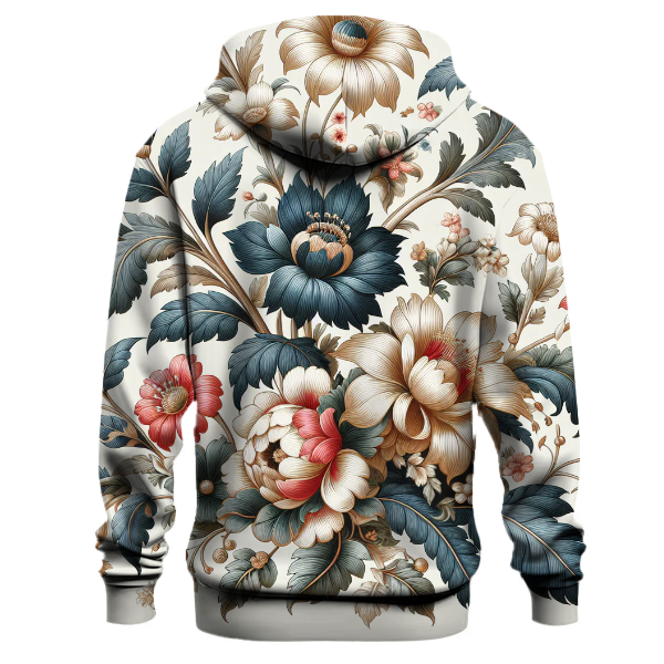 Vintage Botanical Bloom Hoodie