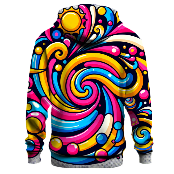 Whimsical Color Splash Hoodie