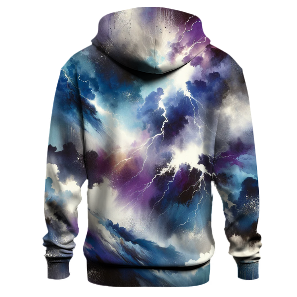 Electric Storm Tie-dye Design Hoodie