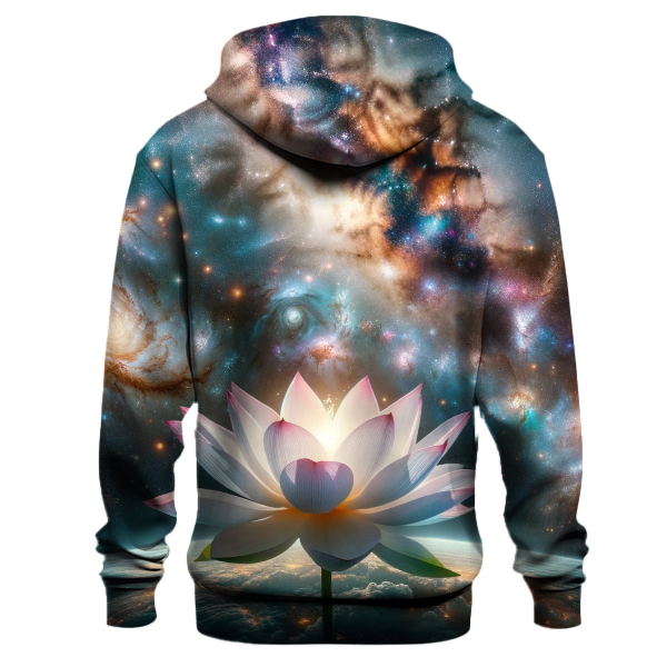 Cosmic Lotus Flower Hoodie