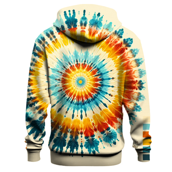 Sunshine Tie-Dye Explosion Hoodie