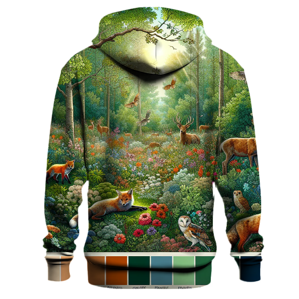 Forest Fauna Friends Hoodie