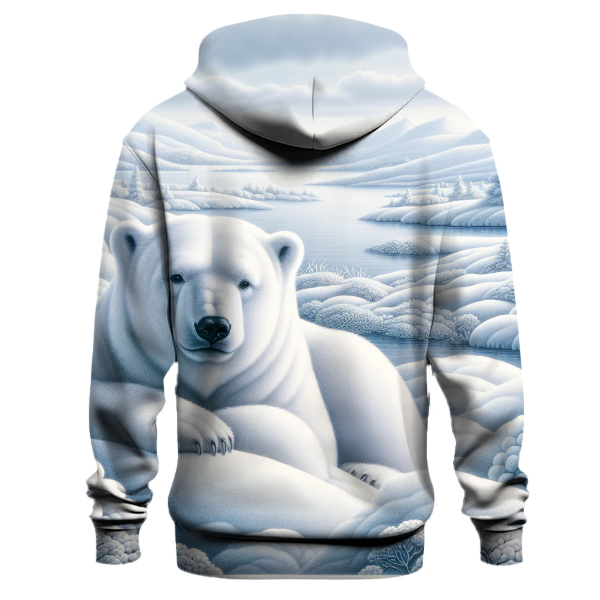 Peaceful Polar Bear Winter Hoodie