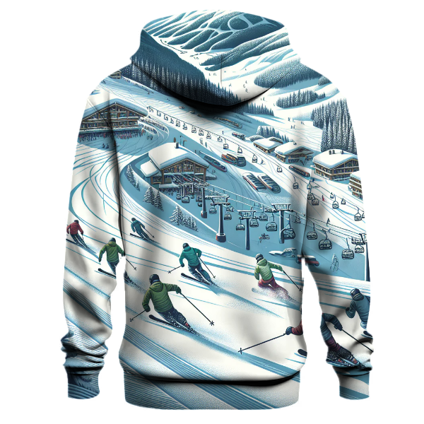 Skiing - Powder Peaks Hoodie