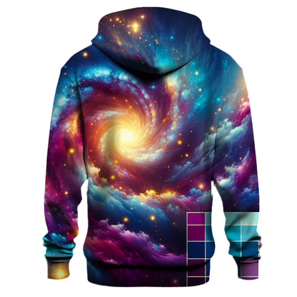 Cosmic Swirl of Colors Hoodie