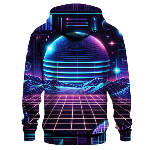 Retro Sci-Fi Visions Hoodie