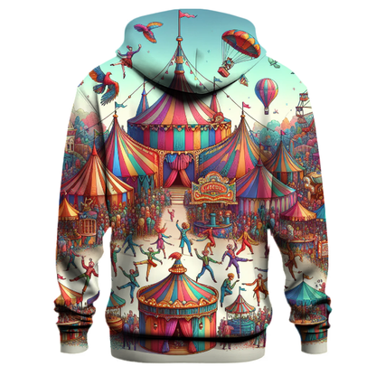 Whimsical Circus Carnival Hoodie