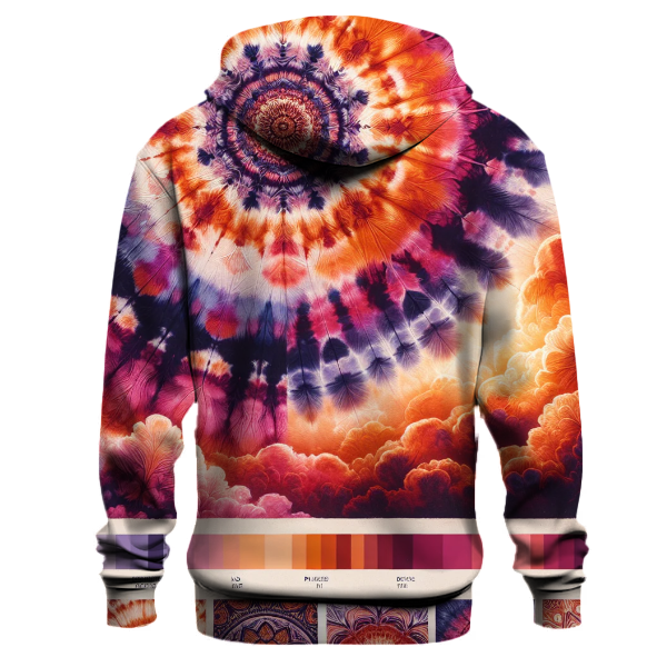 Sunset Dreams Tie-dye Design Hoodie