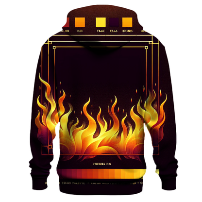 Amber Flame Gradient Hoodie