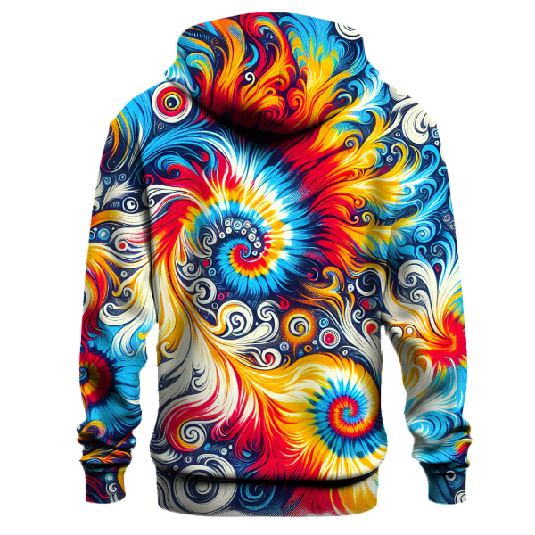 Funky Tie-Dye Pop Hoodie