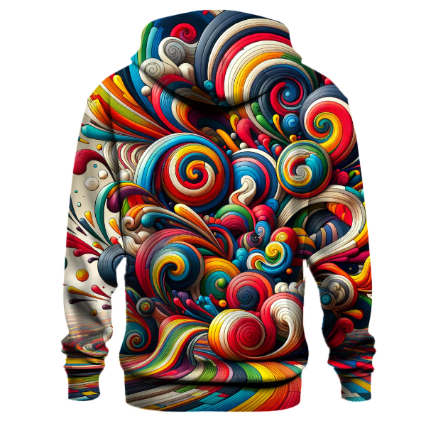 Psychedelic Color Burst Hoodie