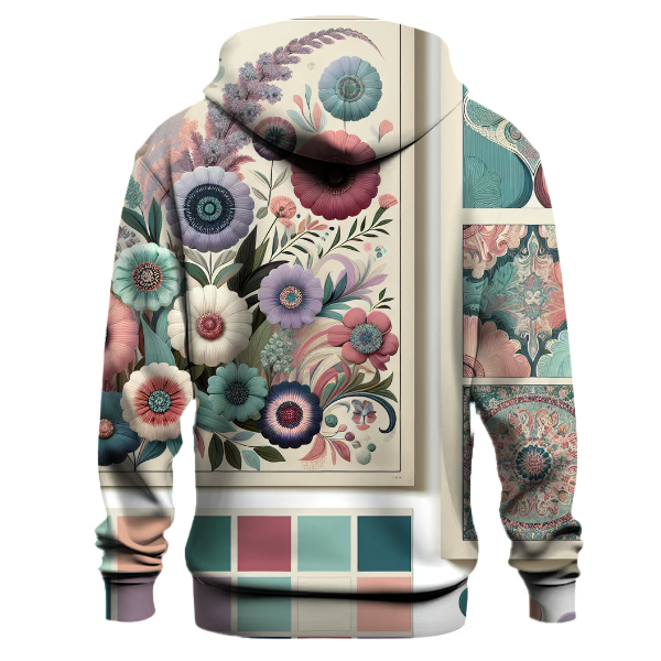 Retro Floral Patterns Hoodie Custom Hoodies