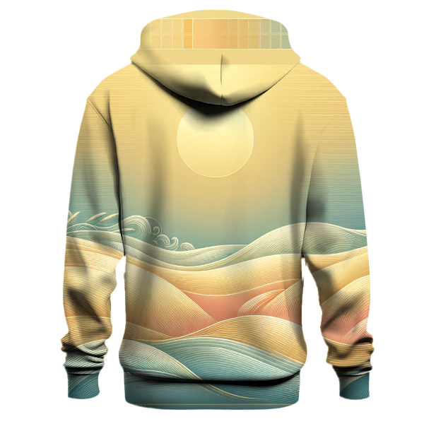 Golden Sunrise Gradient Hoodie Custom Hoodies