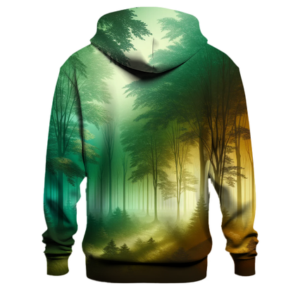 Forest Whisper Gradient Hoodie