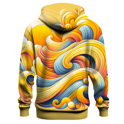 Retro Sunshine Swirls Hoodie