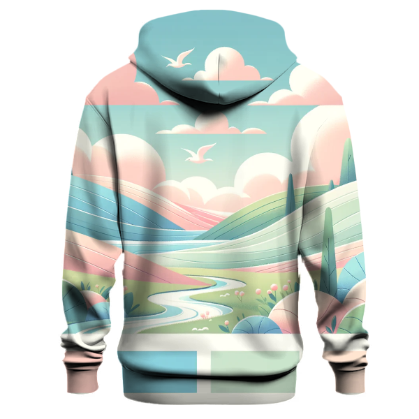 Dreamy Pastel Landscape Hoodie