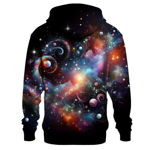 Radiant Cosmic Colors Hoodie