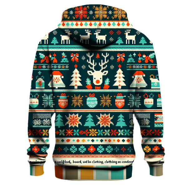 Cozy Christmas Sweater Pattern Hoodie