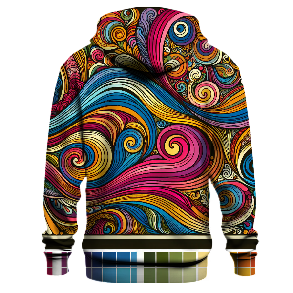 Tie-Dye Waves Hoodie