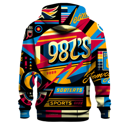 Classic 80s Sportswear Hoodie