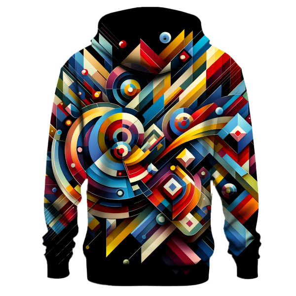 Abstract Geometric Fusion Hoodie