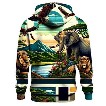 Majestic Wildlife Wonders Hoodie