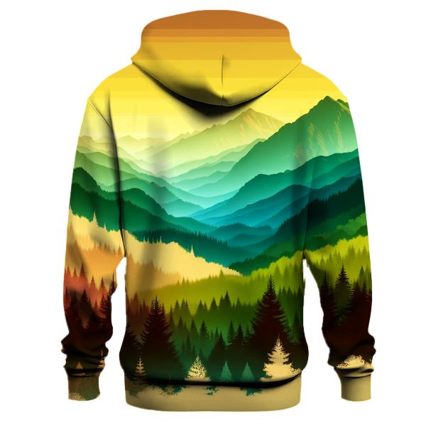 Mountain Sunrise Gradient Hoodie