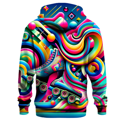 Vibrant Roller Disco Hoodie