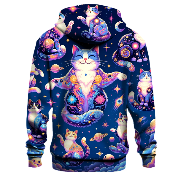 Dreamy Galaxy Cats Hoodie