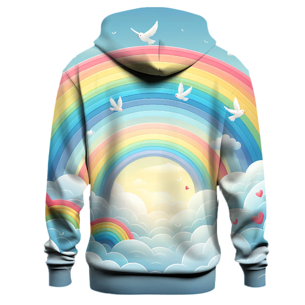 Rainbow Peaceful Skies Hoodie