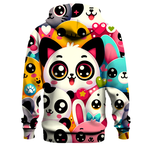 Cute Animal Faces Hoodie