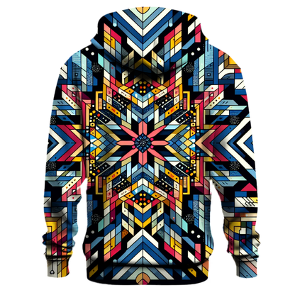 Colorful Geometric Kaleidoscope Hoodie