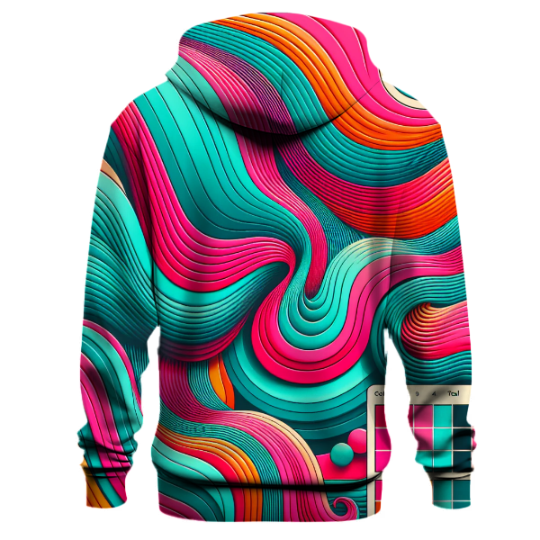 Retro Wave Delight Hoodie