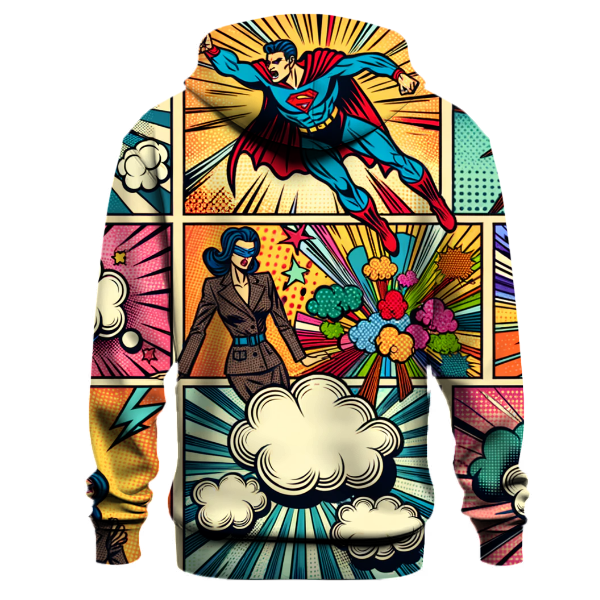 Retro Comic Blast Hoodie