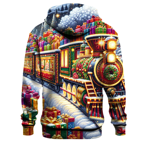 Charming Christmas Train Hoodie