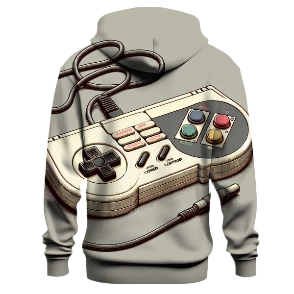 Vintage Game Controller Hoodie